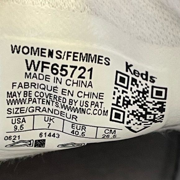 Keds White Canvas Lace Up Sneaker Women’s Size 9.5 Like New! - Picture 10 of 11